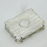 Victorian Sterling Silver Windsor Castle Vinaigrette Antique 1851 Birmingham