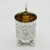 Victorian Sterling Silver Social History Presentation Mug Antique 1872 London