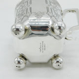 Victorian Sterling Silver Social History Presentation Mug Antique 1872 London
