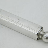 Sterling Silver Novelty Combination Ruler, Propelling Pencil & Pen Antique Deco