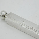 Sterling Silver Novelty Combination Ruler, Propelling Pencil & Pen Antique Deco