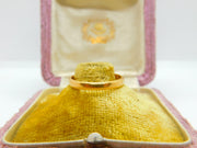 22ct Yellow Gold Wedding Band Ring Antique c1920 Art Deco Size N UK