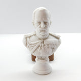 Victorian Miniature Porcelain Bust of Field Marshal Frederick Roberts c1900