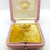 22ct Yellow Gold Wedding Band Ring Antique c1920 Art Deco Size N UK