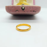 22ct Yellow Gold Wedding Band Ring Antique c1920 Art Deco Size N UK