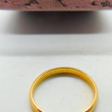 22ct Yellow Gold Wedding Band Ring Antique c1920 Art Deco Size N UK