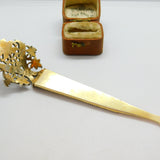 Georgian Indian Early Sterling Silver Gilded & Gemstone Encrusted Turban Pin Adornment c1820