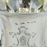 Victorian Sterling Silver Floral Pattern Christening Mug Antique 1843 Sheffield