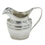 American 18th Century Sterling Silver Cream Jug J. Shoemaker Philadelphia c1790