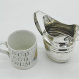 American 18th Century Sterling Silver Cream Jug J. Shoemaker Philadelphia c1790