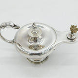 Edwardian Sterling Silver Eagle Form Crested Cigar Lighter Antique 1902 London