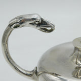 Edwardian Sterling Silver Eagle Form Crested Cigar Lighter Antique 1902 London