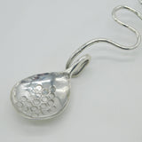 Scottish Studio Sterling Silver Bee Form Honey Spoon Vintage Edinburgh