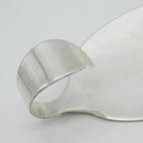 Leeds College of Art Sterling Silver Leaf Pattern Cake Server Vintage 1955