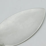 Leeds College of Art Sterling Silver Leaf Pattern Cake Server Vintage 1955