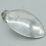 Leeds College of Art Sterling Silver Leaf Pattern Cake Server Vintage 1955