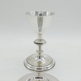Sterling Silver 'Diadem' Church Communion Chalice & Paten Vintage 1959 London