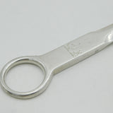 Victorian Sterling Silver Crested Meat Skewer Antique 1839 London Mary Chawner