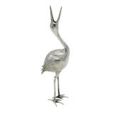 Scottish Sterling Silver Standing Stork Bird Figurine Antique 1938 Edinburgh