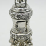 19th Century Russian Silver Church Bell Spice Tower Antique 1897 Moscow