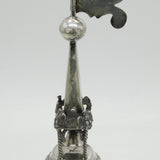 19th Century Russian Silver Church Bell Spice Tower Antique 1897 Moscow