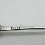 George II Sterling Silver Low-Mark Mote Spoon Antique c1730 Philip Roker II