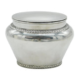 Scottish Victorian Sterling Silver Baluster Tea Caddy Antique 1897 Glasgow