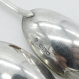 Victorian Pair of Sterling Silver Salad Servers 1901 London Antique Hutton & Sons