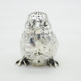 Victorian Sterling Silver Novelty Chick Pepper Shaker Antique 1900 London