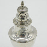 George III Sterling Silver Pedestal Muffineer Sugar Caster Antique 1808 London