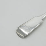 Scottish Provincial Aberdeen Sterling Silver Serving Spoon c1820 Peter Ross Georgian