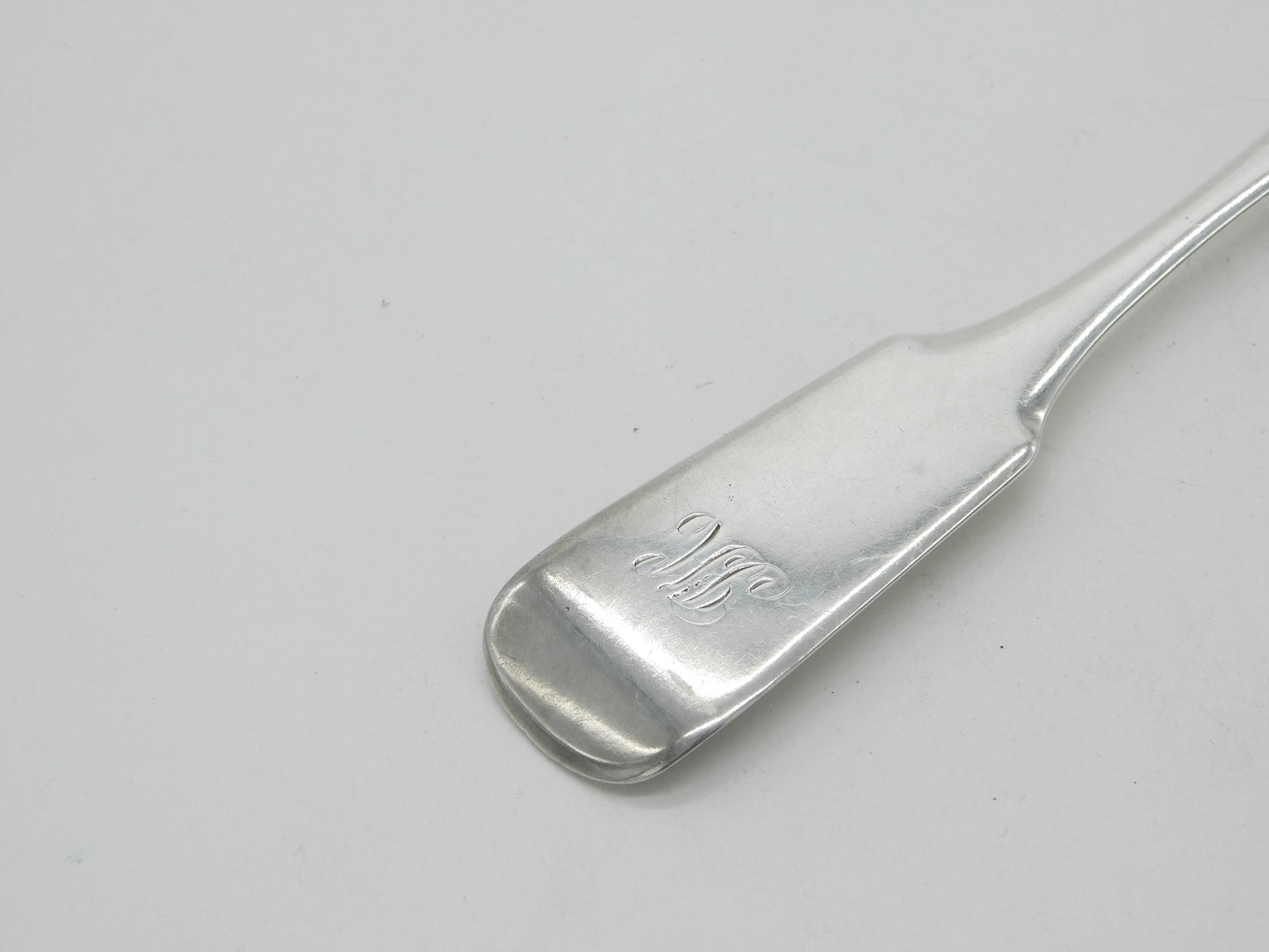 Scottish Provincial Aberdeen Sterling Silver Serving Spoon c1820 Peter Ross Georgian