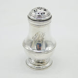 George I Sterling Silver Bun Form Sugar Caster Antique Antique 1725 London