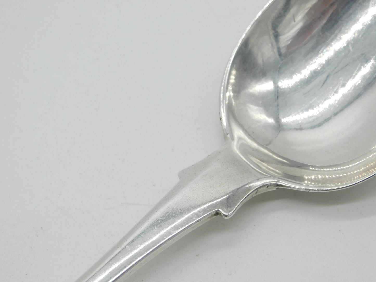 Scottish Provincial Aberdeen Sterling Silver Serving Spoon c1820 Peter Ross Georgian