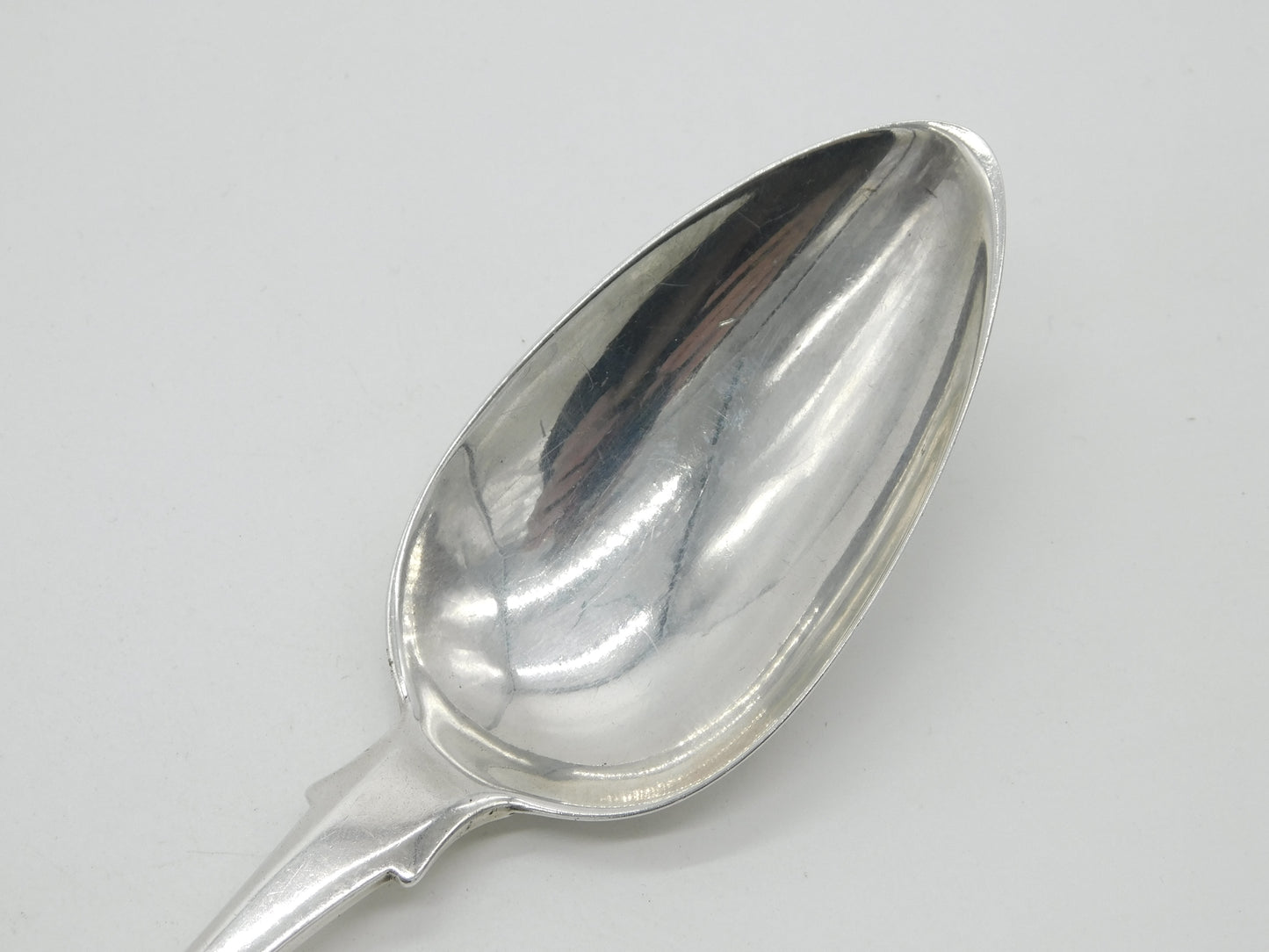 Scottish Provincial Aberdeen Sterling Silver Serving Spoon c1820 Peter Ross Georgian