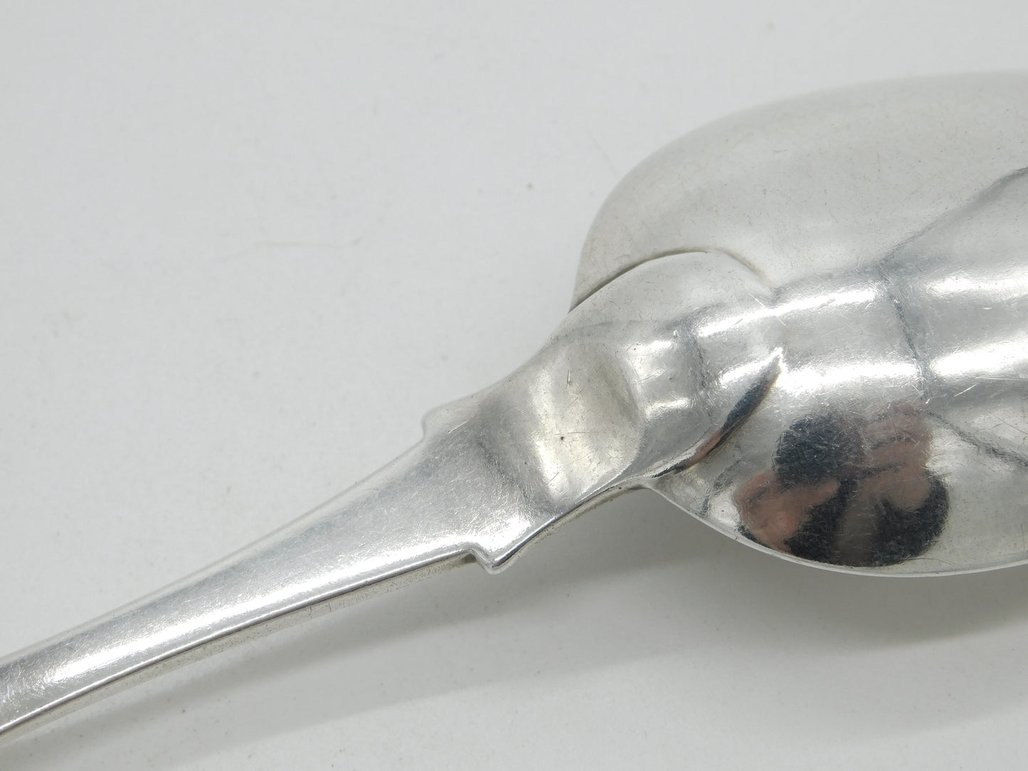 Scottish Provincial Aberdeen Sterling Silver Serving Spoon c1820 Peter Ross Georgian