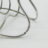 Edwardian Sterling Silver Boat Style Toast Rack Antique 1904 Birmingham