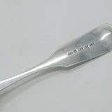 Scottish Provincial Aberdeen Sterling Silver Serving Spoon c1820 Peter Ross Georgian