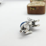 Sterling Silver Edwardian Style Bunny Rabbit Pin Cushion VIntage 1988 Birmingham