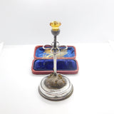Edwardian Sterling Silver Scottish Thistle Hat Pin Stand 1905 Birmingham Antique