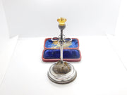 Edwardian Sterling Silver Scottish Thistle Hat Pin Stand 1905 Birmingham Antique