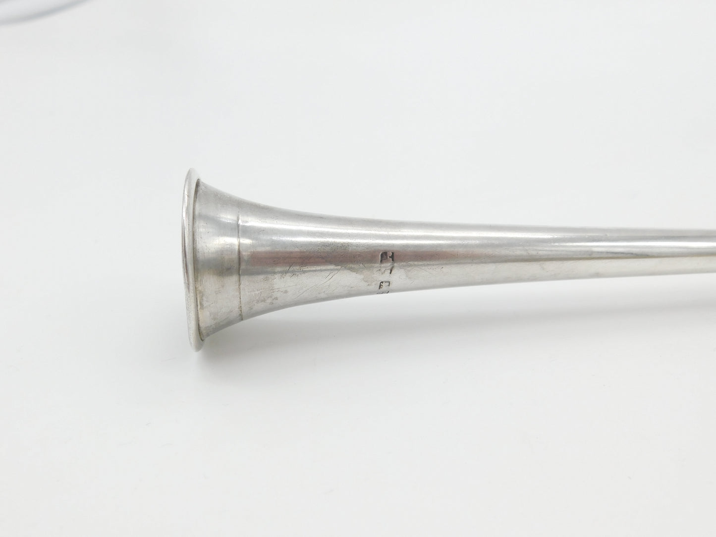 Edwardian Long Sterling Silver Hunting Horn Antique 1907 Chester