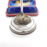 Edwardian Sterling Silver Scottish Thistle Hat Pin Stand 1905 Birmingham Antique