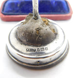 Edwardian Sterling Silver Scottish Thistle Hat Pin Stand 1905 Birmingham Antique