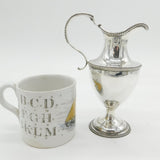George III Sterling Silver Neoclassical Style Cream Jug Antique 1779 London