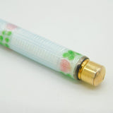 Victorian 9ct Gold & Guilloche Enamel Floral Propelling Pencil Antique