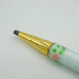 Victorian 9ct Gold & Guilloche Enamel Floral Propelling Pencil Antique