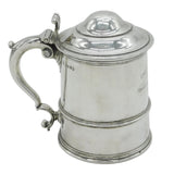 Victorian Sterling Silver Lidded Stein Pint Tankard Antique 1872 London Garrard's