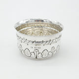 Edwardian Sterling Silver Floral Sweet Treat Bowl Antique 1907 London