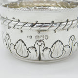 Edwardian Sterling Silver Floral Sweet Treat Bowl Antique 1907 London